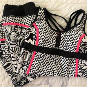Trina Turk Recreation 2pc Set Legging & Tank Large